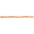 Westcott® Flat style office ruler with recessed edge - 30cm